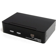 StarTech. com SV23 1DV IUA - 2-портовый DVI USB KVM-переключатель со звуком и концентратором USB 2.0