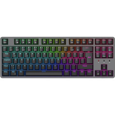 Игровая механическая клавиатура CIY X77, 88 клавиш, раскладка QWERTZ, программируемый RGB, три регулировки по высоте, кабель Type C, горячая замена для 