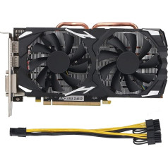 Jectse 8GB Graphics Card DDR5 256 Bit Computer Graphics Card for Gaming PC DP HDMI DVI Output Gaming Graphics Card for Windows 10 11 Vista for Linux (RX580 8GB GDDR5 256BIT)