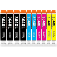 10-Pack 364XL 364 XL Patrone Kompatibel für HP 364 Druckerpatronen für Photosmart 5520 druckerpatronen 5510 5515 5524 6510 6520 7510 7520 Deskjet 3070A 3520 Drucker