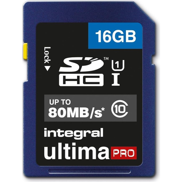 Встроенный SDHC 16GB Class 10 ULTIMAPRO UHS-1 class 1 Speicherkarte bis zu 80 MB/s Transfergeschwindigkeit