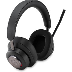Kensington H3000 Over-Ear Bluetooth Headphones with Microphone, Windows and Mac Compatible Wireless Headset with Noice-Cancelling, USB-C Charging Cable and Carry Case (K83452WW)