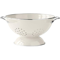 Premier Housewares 13 x 23 x 23 см Эмалированный дуршлаг Retro, кремовый