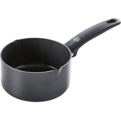 GreenPan Cambridge PFAS-Free Ceramic Non-Stick 14 cm/1 Liter Saucepan Pot, freie keramische Antihaftbeschichtung, Aluminium, Schwarz