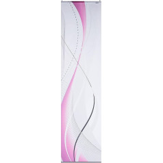 HOME FASHION 87152-763 96,5 x 23,6-дюймовая полиэстеровая штора, ягодный