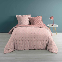 Douceur d'Intérieur, Meloe 1643999 Комплект постельного белья из 3 предметов 240 x 220 см 100% хлопок розовый