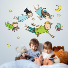 Lag3 Wall Art R00162 Наклейки на стену для детей Остров Поиска разноцветные 30 x 120 см