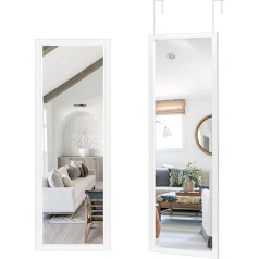 NeuType Full Length Door Mirror Over The Door Mirror Зеркало полной длины, висящее над дверью, прислоненное к стене или установленное на стене, зеркало полной длин