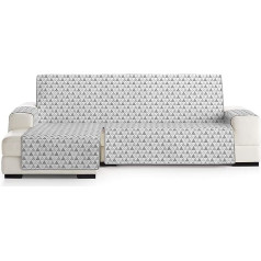 Eysa Nordic Sofa Throw, полиэстер, C/6 серо-серый, длина шезлонга 240 см, подходит для диванов от 250 до 300 см
