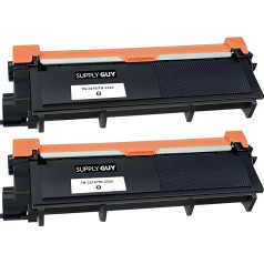 Supply Guy 2 Тонер-картриджи совместимые с Brother TN-2320 для HL-L2300D HL-L2340DW HL-L2360DN HL-L2365DW DCP-L2500D DCP-L2520DW DCP-L2540DN DCP-L2560DW MFC-L2700DN MFC-L2700DW MFC-L2700DW