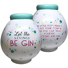 WPL Let The Savings Be Gin Money Box