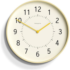 NEWGATE® Monopoly Plywood Wall Clock - Круглые часы - Кухонные часы - Часы для гостиной - Современные скандинавские часы - Фанерный корпус - Арабский цифербла