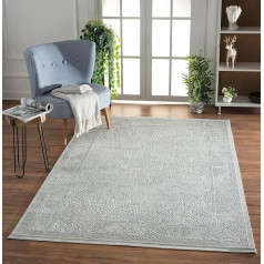 Ковры Mia's Sophia для гостиной серый 80 x 150 см с коротким ворсом
