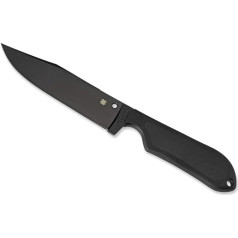 Spyderco, 465009 Outdoormesser, Street Bowie, Klinge: 12.7 cm, schwarz, Jagdmesser, Scheide