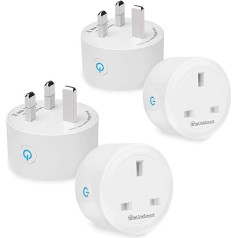 Smart Plug eLinkSmart WiFi Socket 16 Amp Compatible with Alexa, Google Home Wireless Socket with Remote Control and Timer, No Hub Required