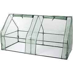 Gartenfreude Foil Greenhouse Cold Frame 185 x 95 CM x 95 CM (L x W x H)