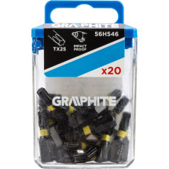 Graphite Ударные биты TX25 x 25 мм, 20 шт.