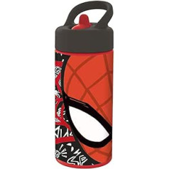 STOR Polypropylene Playground Bottle 410 ml Spiderman Urban Web