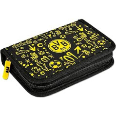 BVB Borussia Dortmund Schuletui Federpenal gefüllt Federmäppchen
