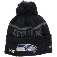 New Era - Seattle Seahawks - Beanie - NFL 2017 Black Collection - Black