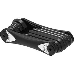 LEZYNE Rap II Bicycle Multi-Tool 12 in 1 Anti Corrosion Bits, Hex 2/2.5/3/4/5/6/8mm, T10/T25/T30, Phillips, Flat Head, Compact Bicycle Tool