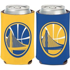 NBA Golden State Warriors Beverage Can Cooler, 1 Piece, Collapsible Dual Sided Design