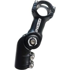 UPANBIKE Verstellbarer Fahrradvorbau-Adapter, 120 Grad, 25,4 mm/31,8 mm, verstellbarer Winkel, für Mountainbike, Rennrad, MTB, BMX