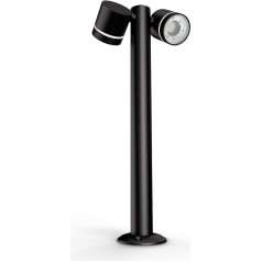 SSC-LUXon ULICA Розетка для 2x GX53 Уличный светильник-боллард IP54 Поворотный 230 В Светильник для тропинок Напольный светильник