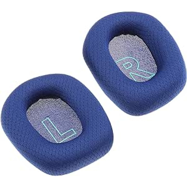 eMagTech 1 Pair Replacement Ear Pads Made of Mesh and Foam Headphones Accessories Compatible with Logitech G733 Headset, Blue