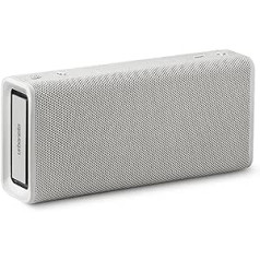 Urbanista Brisbane Plus Bluetooth 5.3 Speaker, Portable Wireless Speaker with System Pairing for Stereo Playback, 60 Hours Playtime, IPX5 Waterproof, USB-C Charging, White Mist