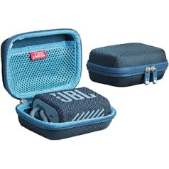 Hermitshell Hard Travel Case for JBL GO 3 Waterproof Portable Speaker (Blue)