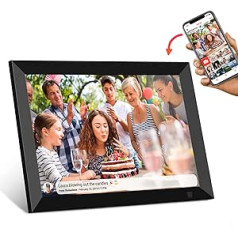 Cytem 10.1 Inch Digital Picture Frame, WiFi with FrameO Software, 32 GB, Motion Sensor, Automatic Image Rotation, 16:10 IPS Display 1280 x 800, Touch Screen, Black