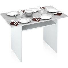 Habitdesign Раздвижной стол с отверстием для книг серый 120 x 77 x 35 см