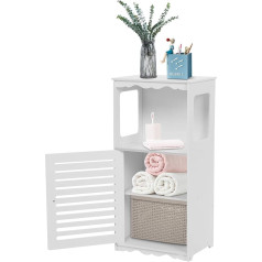 Ejoyous Шкаф для ванной комнаты, угловой шкаф, шкаф для ванной комнаты, узкий напольный шкаф, стоячий шкаф, боковой шкаф, стоячий шкаф со щелево