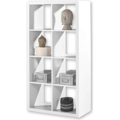 ‎Stella Trading Стиль Современный стеллаж для кубов, вид дуба сонома, идеально подходит для складных коробок