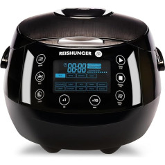 Reishunger Digital Rice Cooker 1.5L, 860W, 220V Многоцелевая плита с 12 программами, 7-фазной технологией, внутренней кастрюлей премиум-класса, таймером и функци