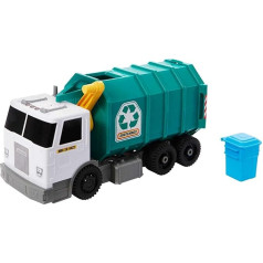 Matchbox HHR64 Грузовик для утилизации отходов, около 40 см Реалистичный грузовик со светом и звуками, изготовлен из более чем 80% сертифицированно
