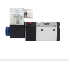 3V210-08 3-Wege-2-Positionen, 6,35 мм (1/4 Zoll), ohne NC, pneumatisches Magnetventil, Luftrichtungssteuerung, DC 12 V, DC24 V, AC110 V, AC220 V (Farbe: nur 3V210-08-NO, Größe: AC110V)