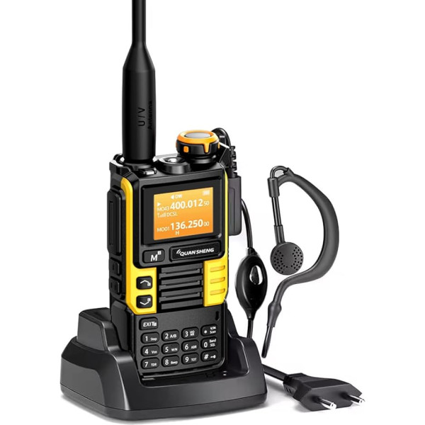 Quansheng UVK5(99) AM/FM/DTMF Walkie-Talkie 200CH 20-1000MHz Walkie Talkie NOAA прогноз погоды с вспышкой копирования частоты TPYE-C ЖК-дисплей для походов кемпинга путешествия 