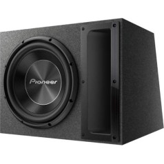 Pioneer TS-A300B Bassreflex-Gehäusesubwoofer (1500 Вт), IMPP Membran für eine optimierte Basswiedergabe, Kontinuierliche Ausgangsleistung 500 W, Schwarz