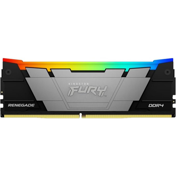 Kingston Fury Renegade RGB 8GB 3200MT/s DDR4 CL16 DIMM Desktop Gaming Memory - KF432C16RB2A/8