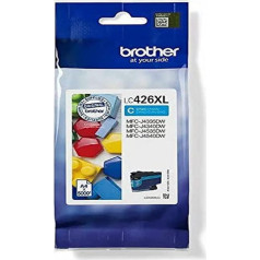 Brother Оригинальный чернильный картридж LC-426XLC Cyan MFC-J4340DW, MFC-J4540DW, MFC-J4540DWXL (5000 страниц в соответствии со стандартом ISO 24711) LC426XLC XL