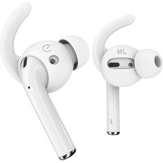 Keybudz EarBuddyz Ultra In-Ear нескользящее силиконовое крепление для наушников Apple AirPods, наушники EarPods, аксессуары для наушников, крючки для ушей, антиск