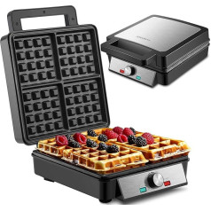 XXL 4 вафельницы 1200 Вт Вафельница Панини Гриль Вафельница Тостер Электрический Гриль XXL Вафельница Вафельница Вафельница Вафельница
