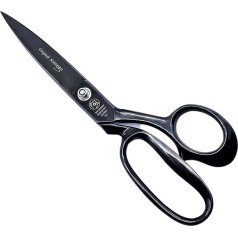 NTS-Solingen Black Edition Портновские ножницы для ткани из углеродистой стали с черной полировкой Супер острые Сделано в Золингене 23 см = 9,0 дюймов