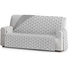 Плед для дивана Eysa Nordic, полиэстер, C/6 серый/серый, 3-местный 160 см. Подходит для диванов от 170 до 210 см