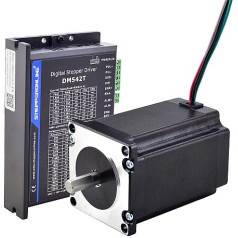 STEPPERONLINE 1-осевой шаговый двигатель CNC Kit 2.4Nm (339.87ozin) Nema 23 шаговый двигатель и драйвер