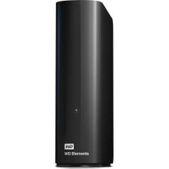 Настольный накопитель WD Elements 22 ТБ, совместимый с USB 3.0, дополнительное хранилище для фотографий, музыки, видео и других файлов, ударопрочный 