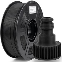 IEMAI Improved Nylon Carbon Fibre 3D Printer Filament, High Strength PA12-CF Filament, Carbon Fibre Filament 1.75 mm, Low Water Absorption, 1 kg Spool Filament