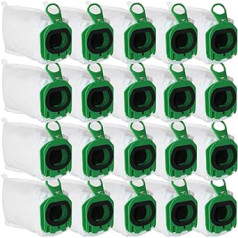 AiLomey Vacuum Cleaner Bags for Vorwerk Kobold VB100 VB 100 FP100 FP 100, Filter Bags for Kobold VB100 Cordless Vacuum Cleaner, Pack of 20